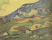 Vincent Van Gogh Les Alpilles,Mountainous Landscape near Saint-Remy (nn04) painting